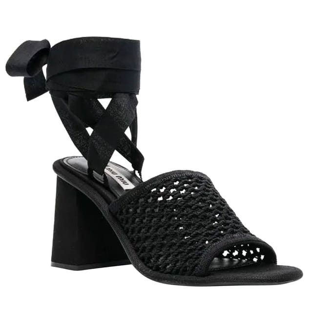 Miu Miu Macramé Sandalen