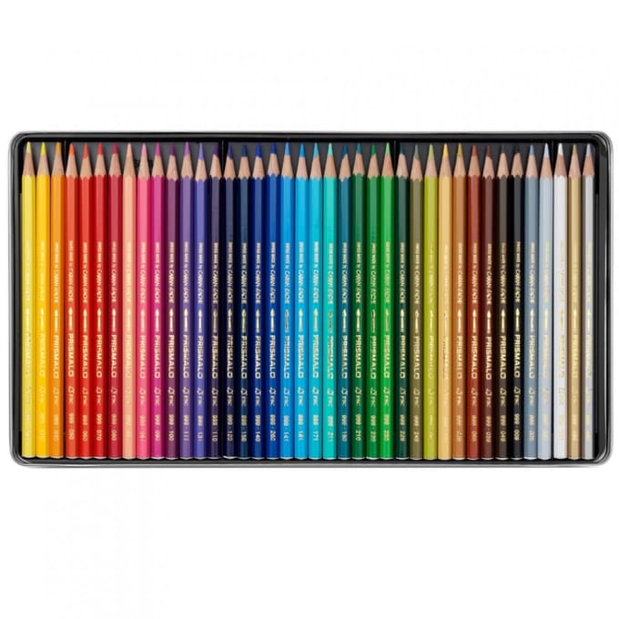 Caran Prismaro 40 kleuren set d'Ache 0999-340 black