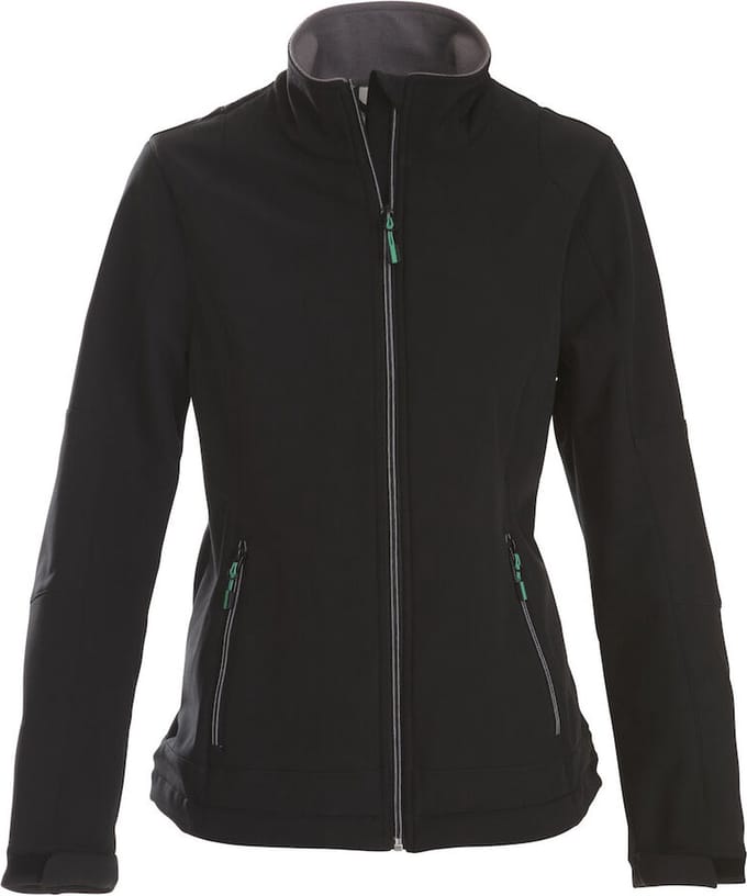 Printer SOFTSHELL JACKET TRIAL LADY 2261045 - Zwart - S