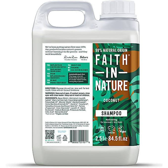 Faith in Nature Kokos Shampoo 2.5L