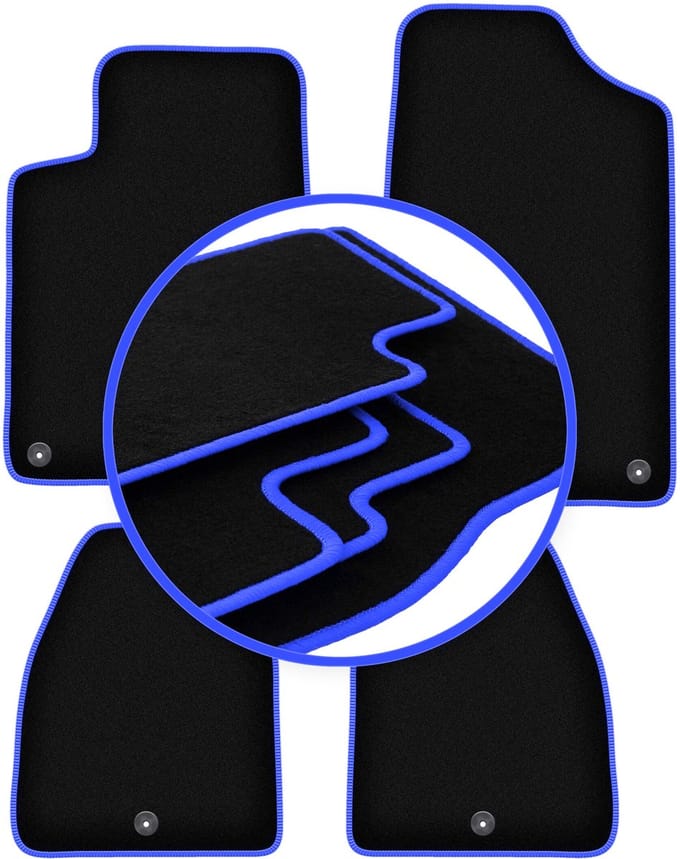 CARLUX-BLUE automatten voor: Citroen C6 sedan (2005-2012)