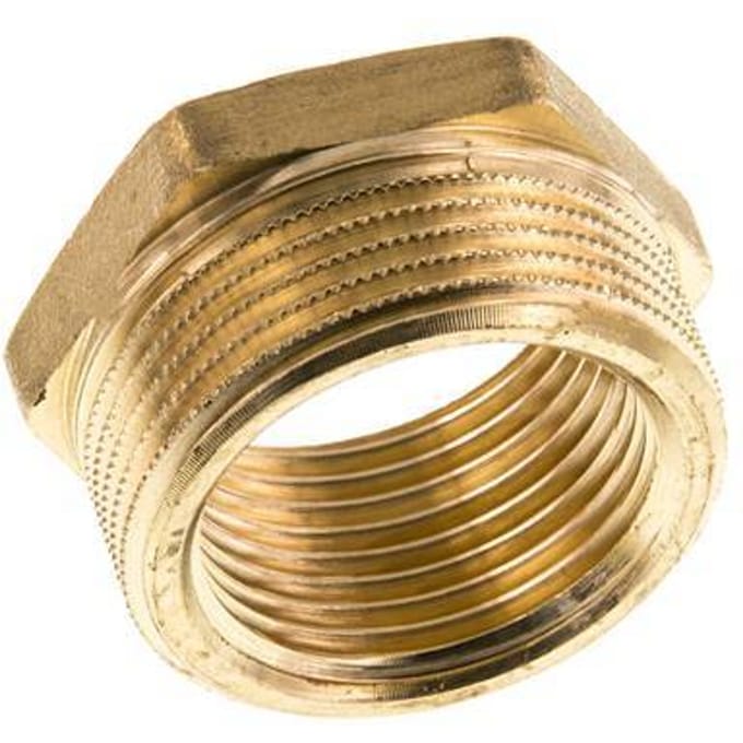 G 1'' x G 1 1/4'' F/M Messing Verloopring 16 Bar