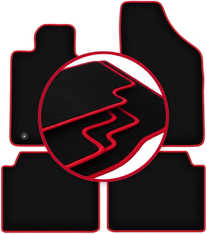 CARLUX-RED automatten voor: Renault Safrane liftback (1992-2000)