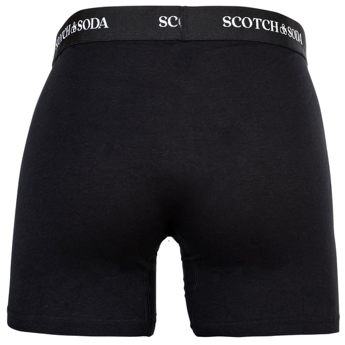 Scotch & Soda Boxershorts Solid Cotton Stretch Set van 6
