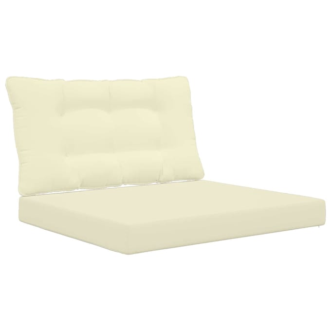 vidaXL - Buitenbankkussen - Polyester - Crèmekleurig - 80 - x - 68,5 - cm