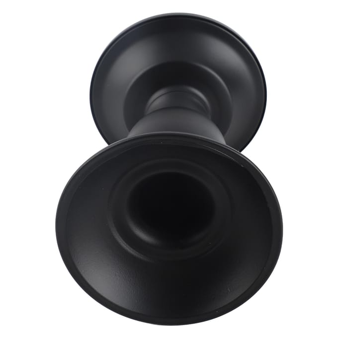 Pilaarkaarshouder Roestvrij Zwart Metaal IJzer Mat Pilaarkaarshouder Ornament Eettafel black