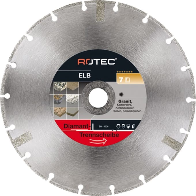 Rotec Diamantschijf ELB 300/20,0 gegalvaniseerd