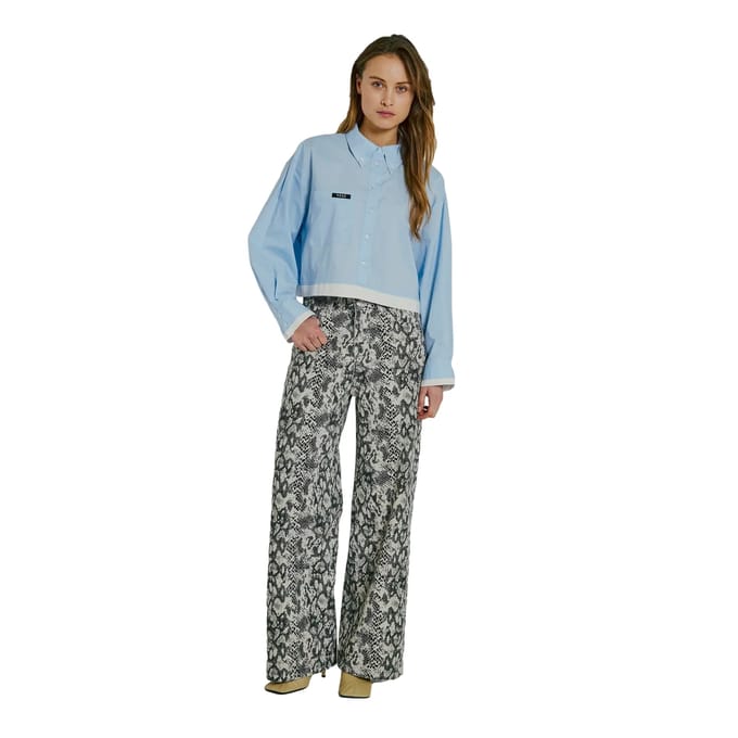 Vrouwen wide leg jeans Norr Kenzie