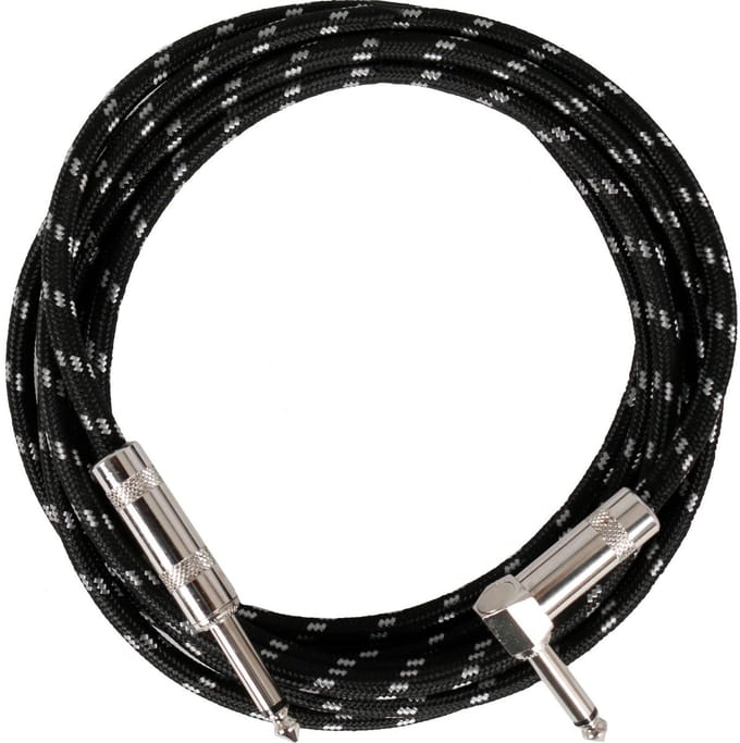 Devine INS30 instrumentkabel jack - haakse jack 3 meter
