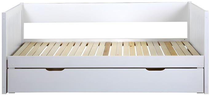 Vente-unique Bedbankje hout wit 90 x 190 cm