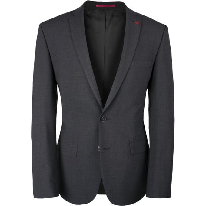 Roy Robson Colbert Slim Uni Color Mix and Match Donker Grijs / male