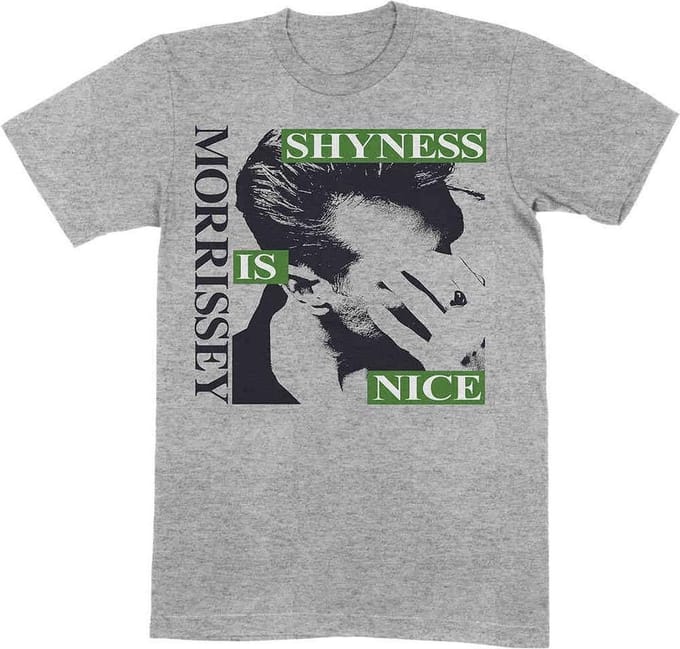 Morrissey - Shyness Is Nice Heren T-shirt - M - Grijs