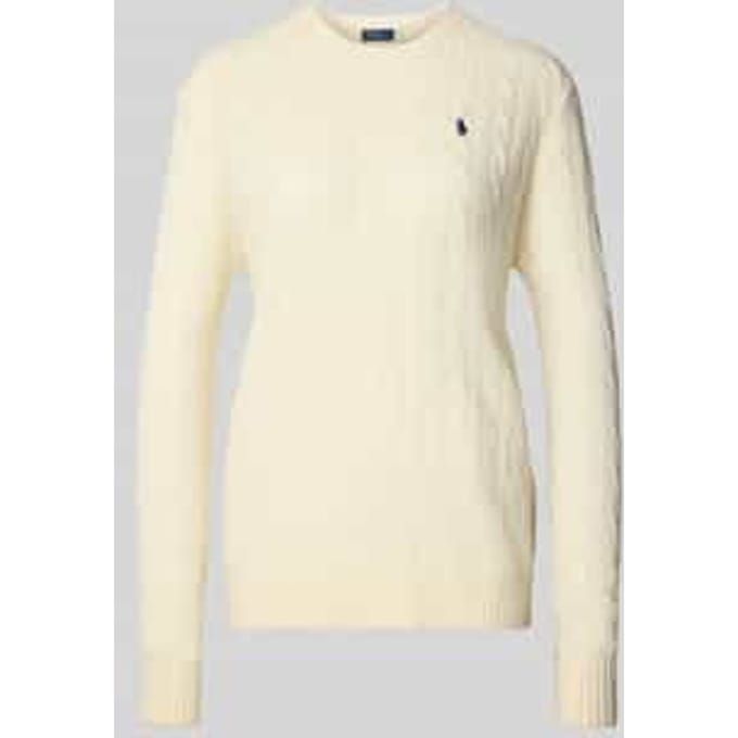 Wolen pullover van een mix van lanawol en kasjmier