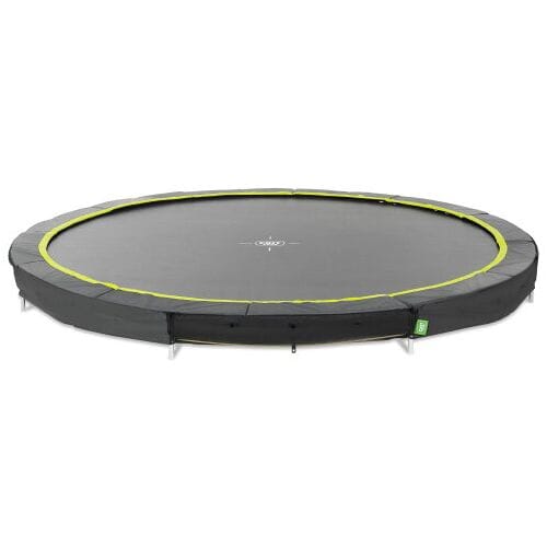 EXIT Silhouette Sporttrampoline ø427cm - Inground - Ingraaftrampoline - Rond - Voor Kinderen - Zwart