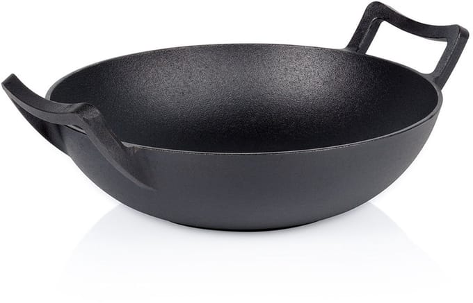 Vilde Pan Gietijzer - 32 cm - Geschikt voor Inductie - Zwart