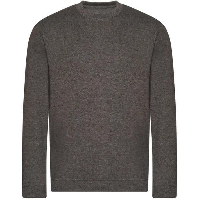 Just Hoods - Organic Sweater - Charcoal (Heather) maat S