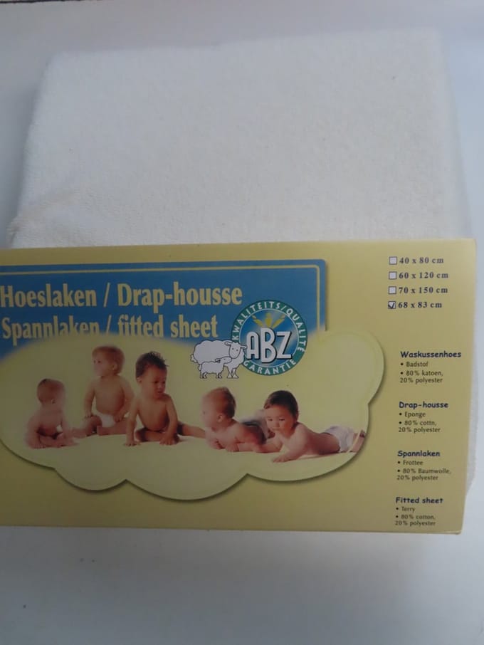 ABZ - Aankleedkussenhoes - Creme - 68x83