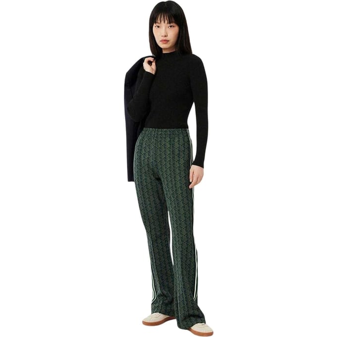 Lacoste Dames-trui met 3D-ribbreisel en logo (Zwart)