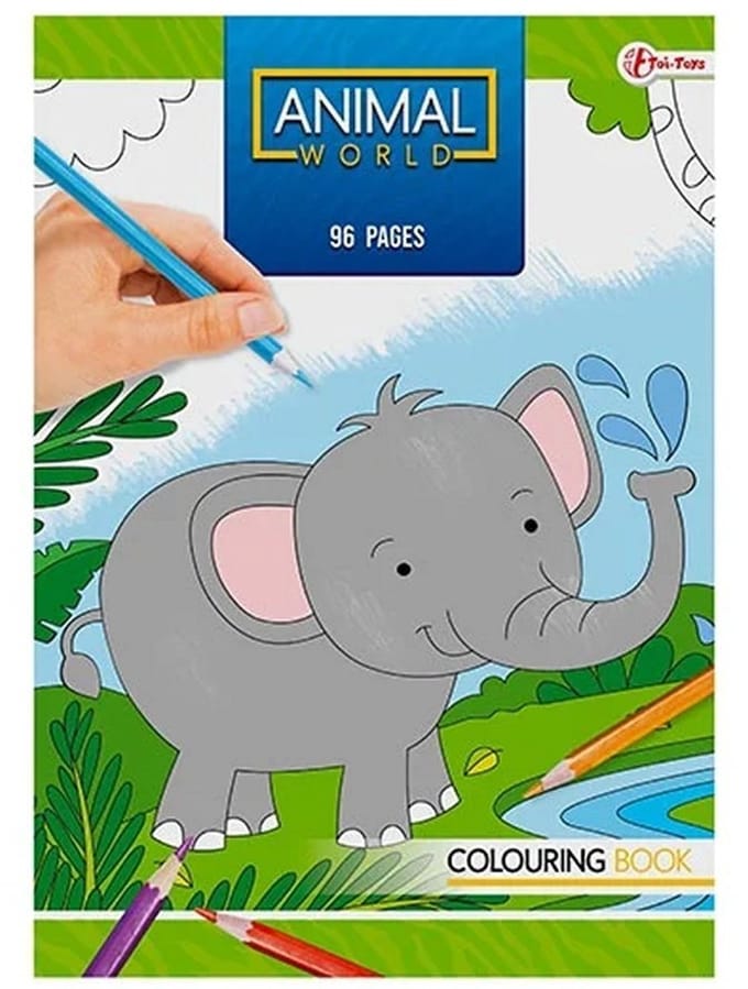 Toi Toys Super kleurboek Wilde dieren