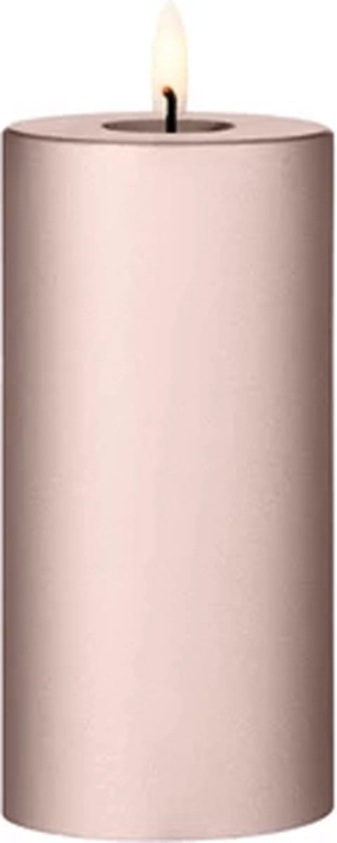 Ester & Erik Led Pillar kaars H15cm champagne metallic
