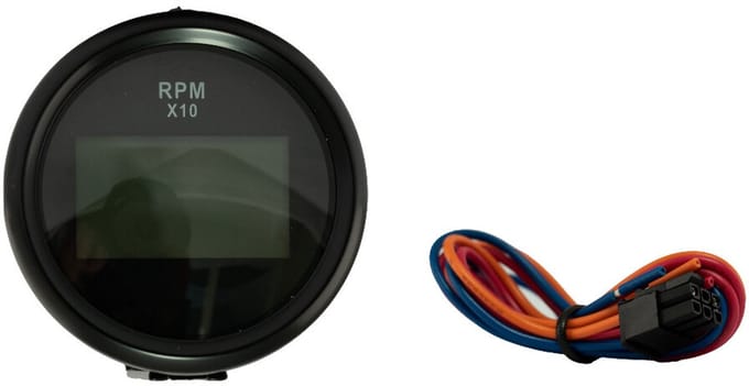 Hollex Digitale Toeren/urenteller Zwart 9-32V