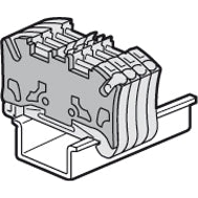 Legrand Viking3 Eindplaat Aansluitblok 5mm 2P - 037586 [50 stuks]