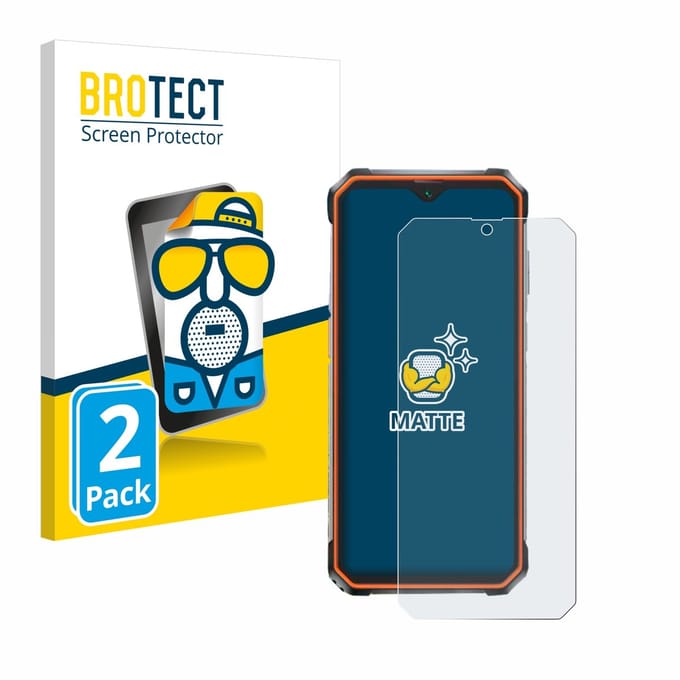 BROTECT - Screenprotector voor Blackview BV9200 - Folie Beschermfolie matte 2 Stuks