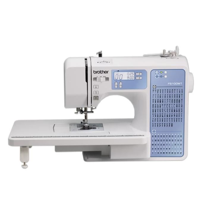 Brother Computergestuurde naaimachine FS100WTVM1 Computerondersteuning, Met display, LED-lamp, Met aanschuifvlak Meerdere kleuren