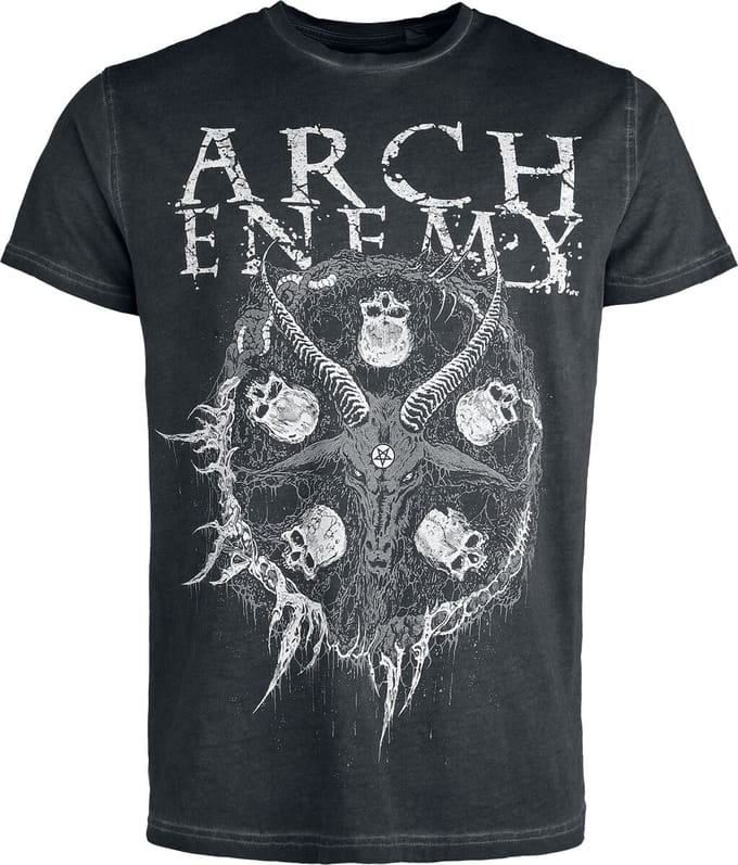 Arch Enemy T-shirt - Symbol Riddick - S tot 3XL - voor Mannen - antraciet