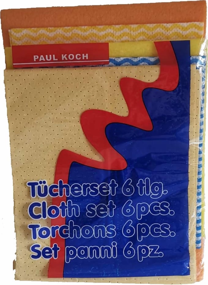 Paul Koch schoonmaakdoeken 6 delig