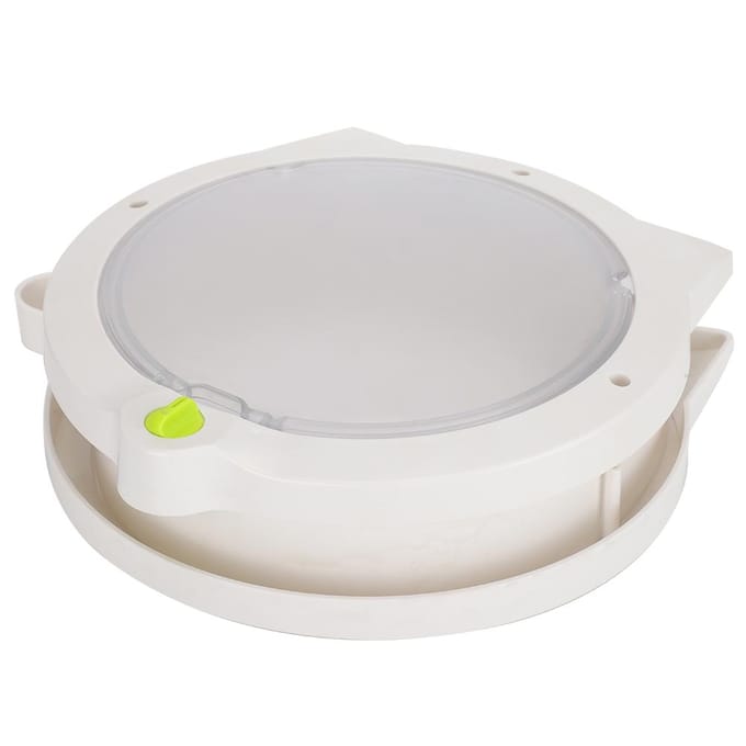 Plastic Katten Vorm Deur Benodigdheden Accessoire Huisdieren In/Uit Vrij Draai Schakelaar Wit white