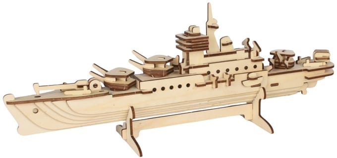 Bouwpakket Kruiser Marineschip- hout