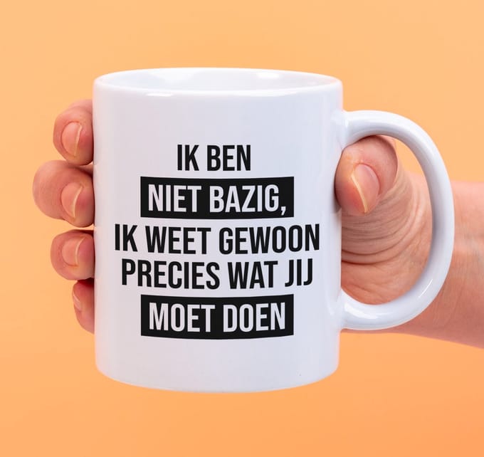 Mok Ik Ben Niet Bazig van Ditverzinjeniet.nl
