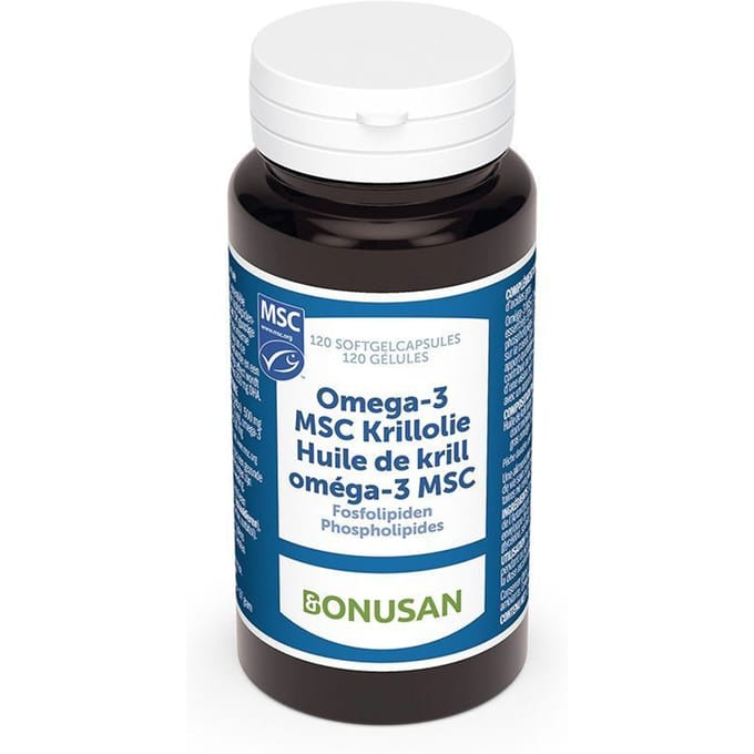 Bonusan Omega-3 MSC Krillolie 120 Capsules
