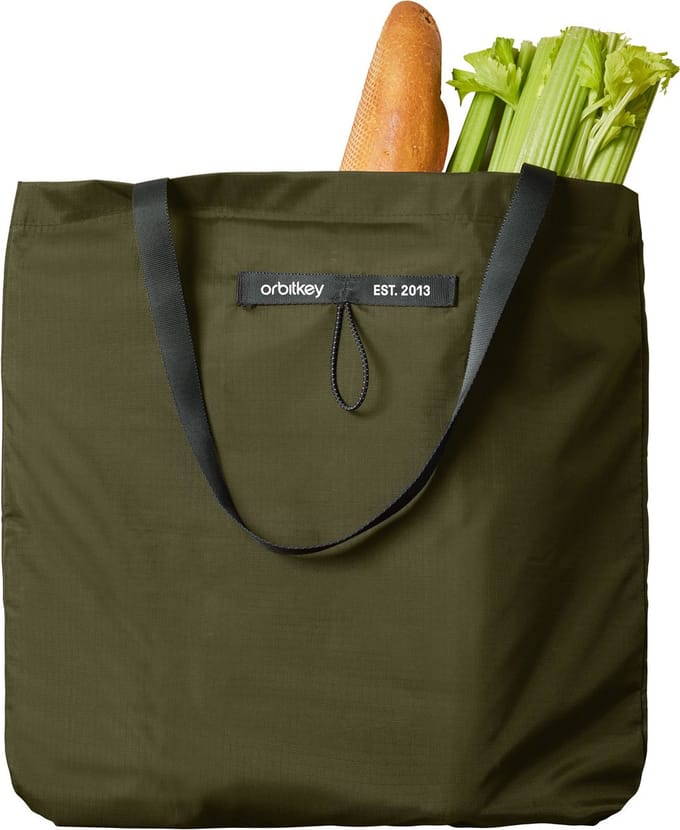 ORBITKEY Foldable Totebag | Nylon |Groen