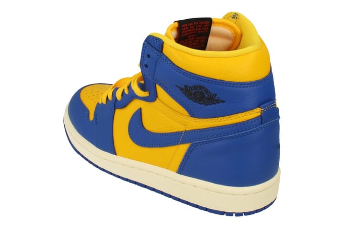 Nike Dames Air Jordan 1 Retro Hi Og Sneakers Geel