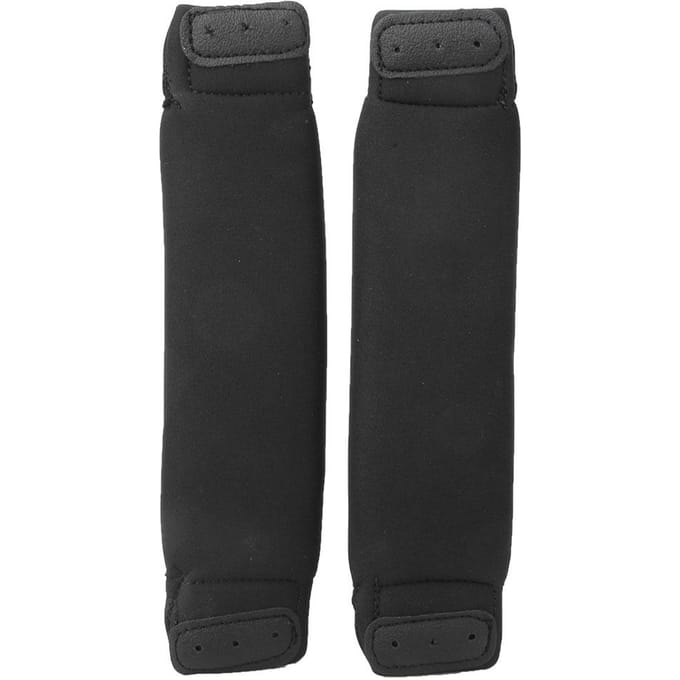 Een paar zwarte kiteboard kitesurfen surfplank voetbanden vervanging voor surfen black