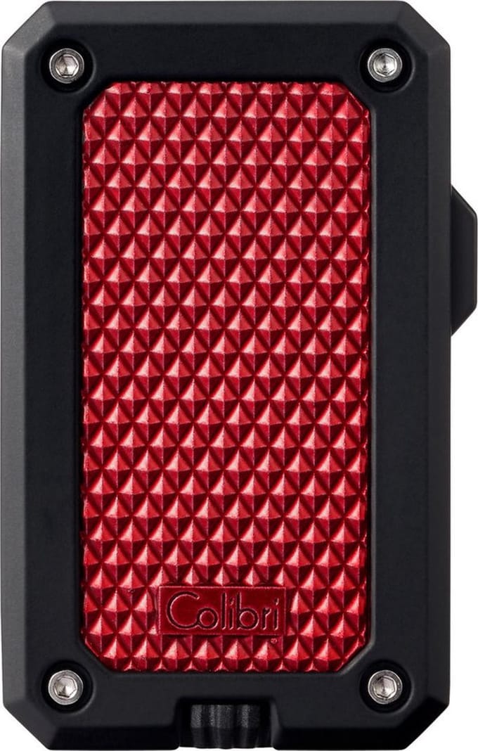 Aansteker Colibri Rally JetFlame zwart - rood