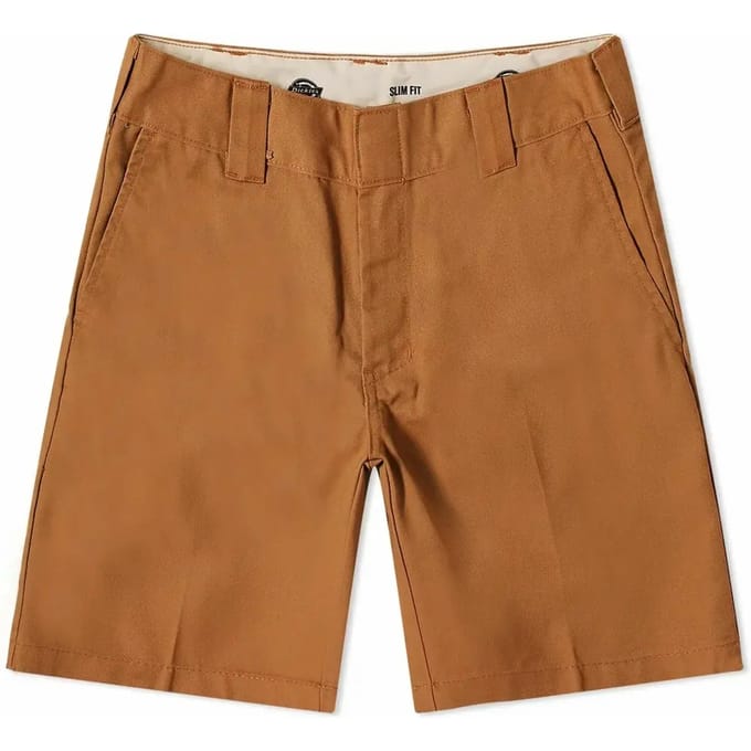 Dickies Slim Fit Korte Broek Bruin 29 Man