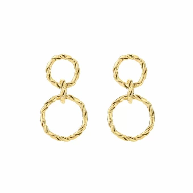 Statement Oorbellen Circle- Goudkleur