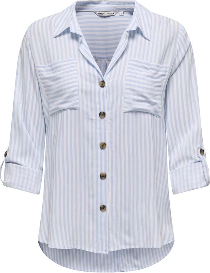 ONLY - ONLYASMIN SHIRT L/S WVN NOOS - Dames - Blouses
