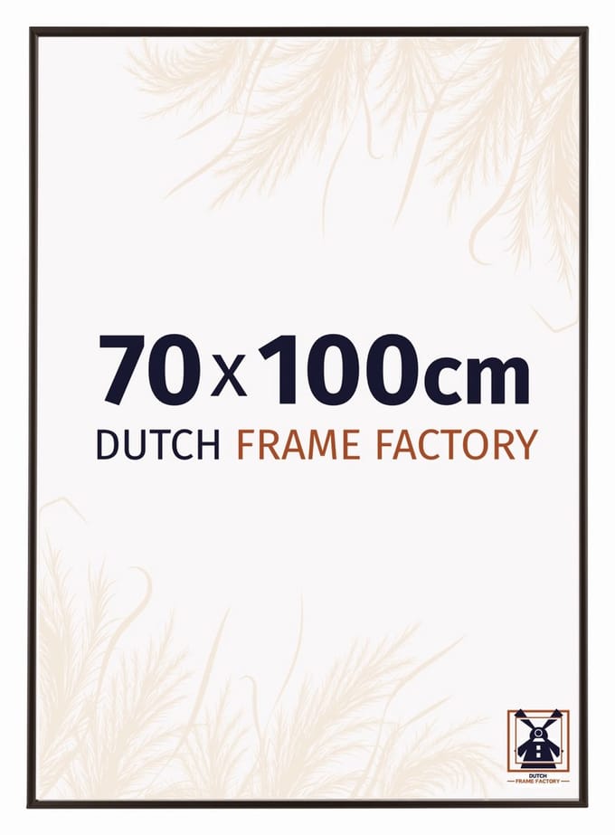 Fotolijst 70x100 cm - Kunststof - Antraciet - Easy