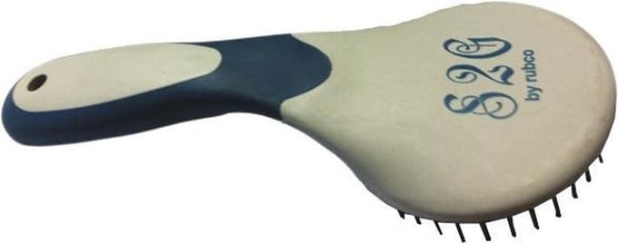 S2g Manen-/staartborstel Luxe Beige/blauw