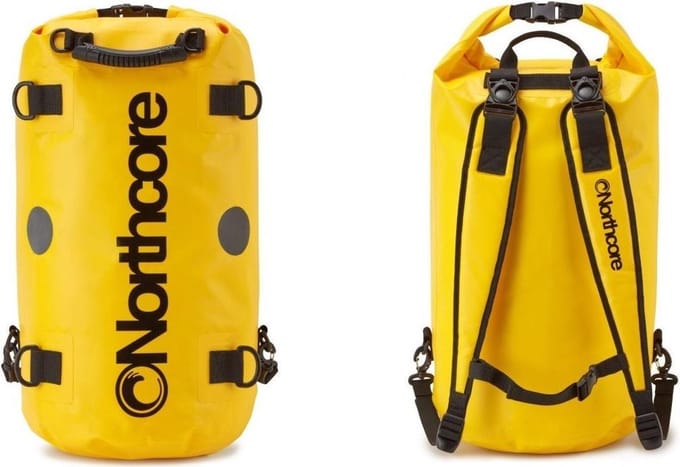 Northcore 40L Rugzak Droogtas Heavy Duty Dry Bag Backpack - Geel