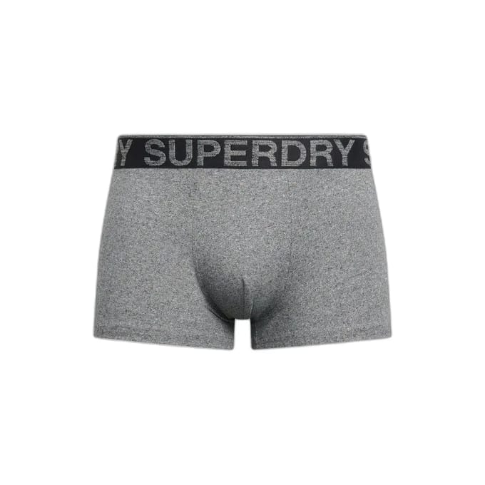 Superdry M3110475a Trunk Boxers 3 Eenheden Zwart,Grijs L Man