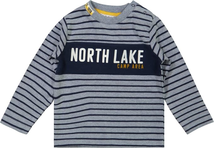 Dirkje - jongens  shirt -  Jeans Blue Navy - maat 68