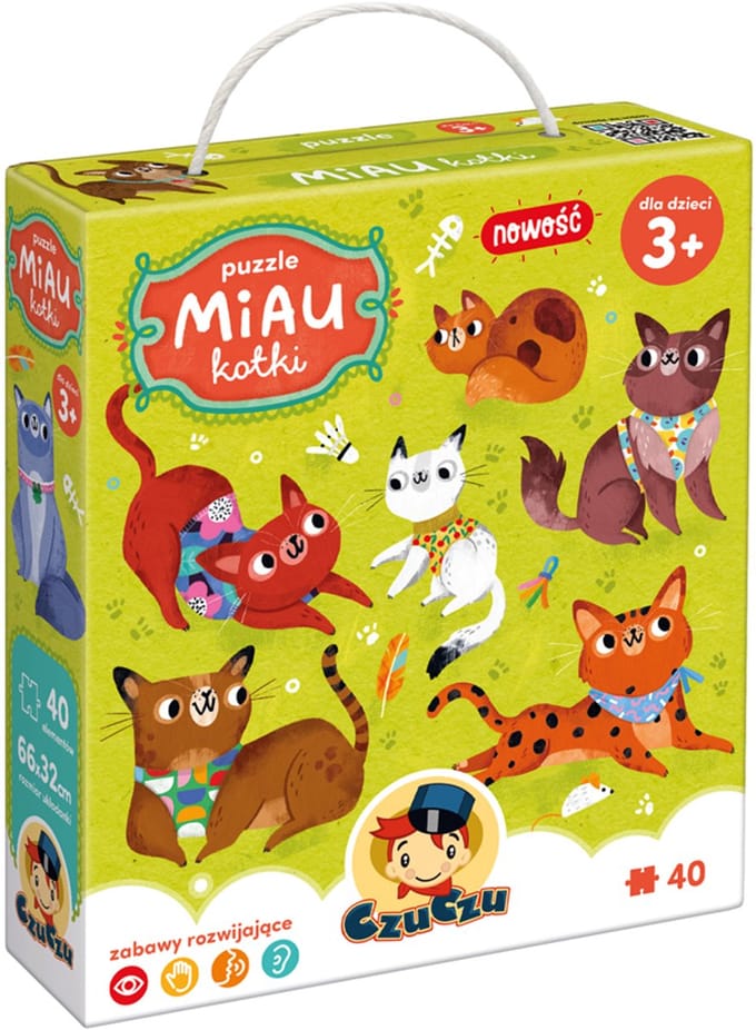 CzuCzu Puzzle Miau Kotki 3+