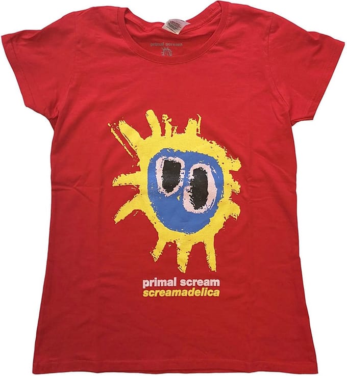 Primal Scream - Screamadelica Dames T-shirt - XL - Rood