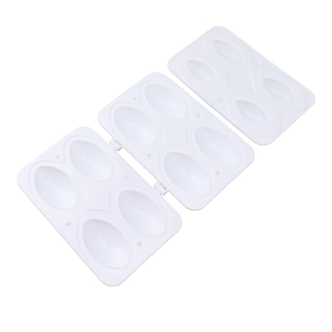 Lot de 2 moules à boulettes de viande manuels, pour pain de viande, presse à faire soi-même, outil de cuisson 4 L white