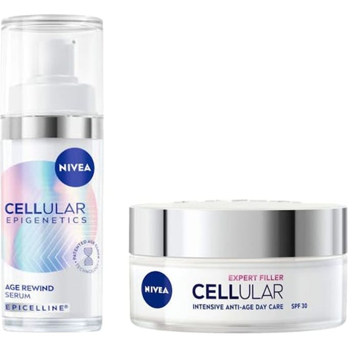 NIVEA Cellular Epigenetics Serum &amp; Expert Filler Anti-Age Day Creme 30 ml + 50 ml